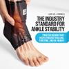 Z ATHLETICS Ankle Brace for Women & Men - Lace Up Adjustable Support with Side Stabilizers for Sprained Ankle, Achilles Tendonitis Relief | Basketball, Volleyball, Running & Sports Recovery view 2