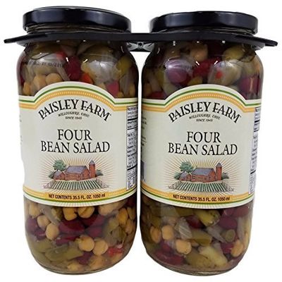 6 X Paisley Farm 2- 35.5 Oz Natural Four Bean Salad, 71 Oz
