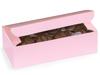 1 Pc Candy Boxes - 1 lb Pink Candy Boxes 7x3-3/8x2" - (2 Packs; 100 Per Pack) - Wraps-CBP2 view 1