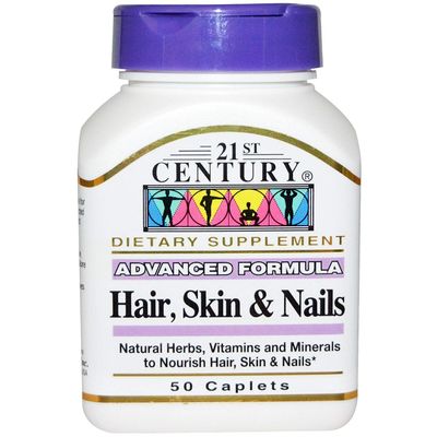 21St Century Vitamins Hair, Skin and Nails Formula Capsules - 50 Ea (Pack of 2)
