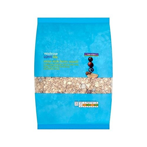 Swiss Muesli with Berries Waitrose Love Life 750g - Pack of 2