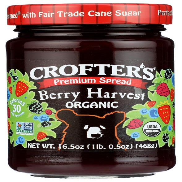 Crofters Organic Berry Harvest Premium Spread, 16.5 Ounce -- 6 per case. by Crofters