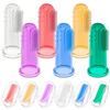 Bassion Baby Toothbrush Set, 6 Pcs Soft Infant Finger Toothbrush with 6 Boxes, Newborns Toddler Silicone Baby Tooth Brush 0-6 Months 6-12 Months view 1