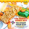BON BEE Honey Bunchies All Natural Honey Bar - Natural Breakfast & Nutrition Bars for Healthy Energy & Fuel - Variety of Delicious Highlights & Perfectly Balanced, 4-1.4oz Bars view 3