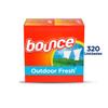 Bounce Fabric Softener Dryer Sheet Outdoor Fresh, 160 Sheets (Pack of 2) view 2