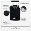 Classy Pal | Adult Bib for Women with Embroidered Design. Waterproof, Reusable & Washable | 2 Pack (Pearl Necklace + Gold Cross Necklace) view 3