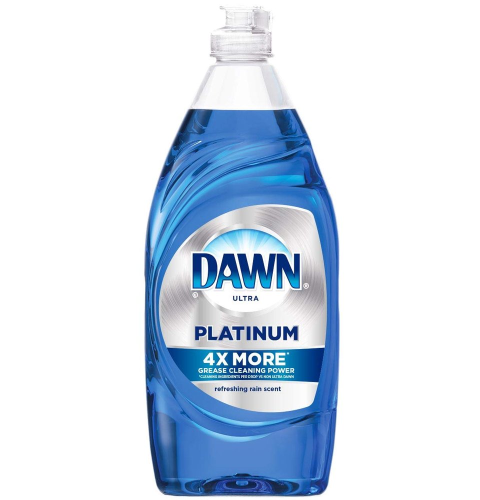 Dawn Platinum Liquid Dish Soap, Refreshing Rain Scent, 7 Fl Oz
