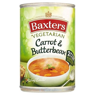 Baxters Vegetarian Carrot & Butterbean Soup (400g) - Pack of 2 by Baxters