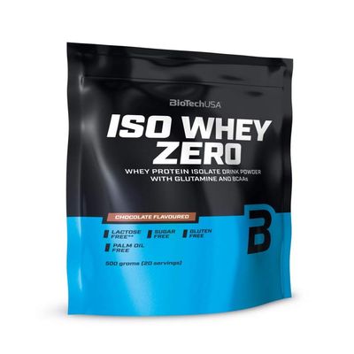3 x Biotech USA Iso Whey Zero, 500g Beutel, Aprikose Joghurt (3er Pk)