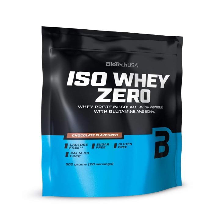 3 x Biotech USA Iso Whey Zero, 500g Beutel, Aprikose Joghurt (3er Pk)