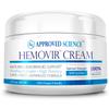 Approved Science Hemovir Cream - Hemorrhoid Support - 2 Fl Oz - Stops Itching and Optimizes Blood Flow - Restores Damaged Skin Tissue - Non GMO - Made in The USA view 1