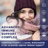 AgeImmune Vitamin C 1000mg Complex with L-Lysine 500mg, Zinc 12mg, Bioflavonoids 300mg. Doctor Formulated Magnesium Stearate Free Supplements for Healthy Immune System Support.(1) view 2