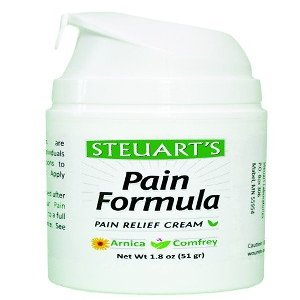 Steuart's Pain Formula (1.8 oz) | Joint & Muscle Pain Management | Arthritis Pain | Back Pain | All Natural Pain Relieving Cream