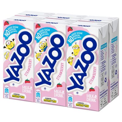 Yazoo Strawberry Milk Drink 4x200ml 800g by Yazoo