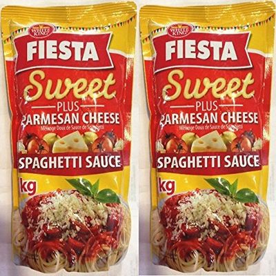 White King Fiesta Spaghetti Sweet Sauce 1kg (Pack of 2) by White King