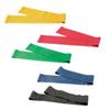 CanDo Band Exercise Loop - 5-piece set (30"), (1 each: yellow, red, green, blue, black), 10 sets view 1
