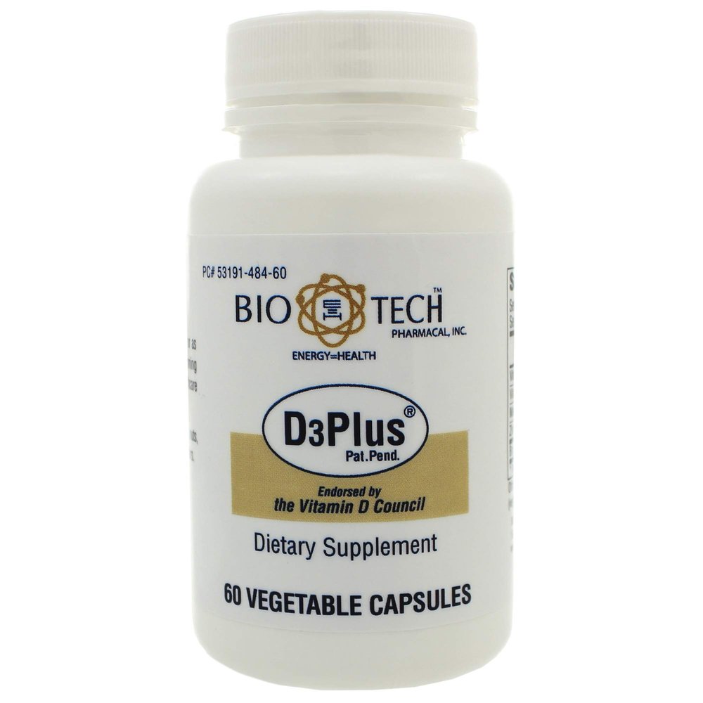 Bio-Tech - D3 Plus 60 Veggie Capsules