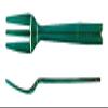 Daikokuro Industries 3771314 Mini Fork, 90, Approx. 3.5 inches (9 cm), Clear Green, Commercial Use, Disposable, 5 Rows, 1000 Pieces (Package of 100) view 1