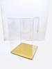12 PCS 4x3x2-3/4 Mini Party Favor Tuck Top Clear PVC Plastic Box W/ Silver Card by Clear PVC Plastic Box view 1