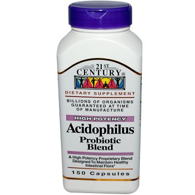 21st Century, Acidophilus, Probiotic Blend, 150 Capsules