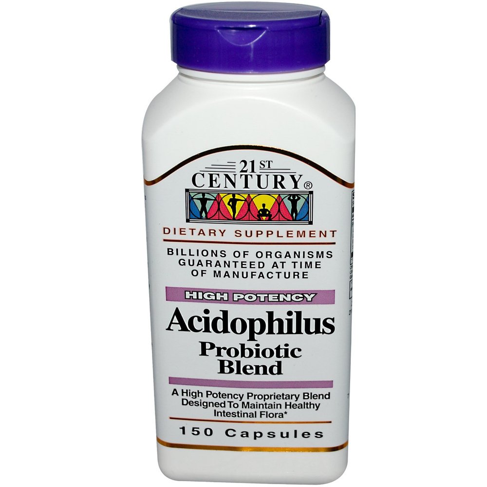 21st Century, Acidophilus, Probiotic Blend, 150 Capsules