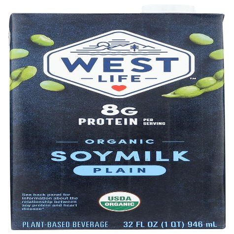 Westsoy Soy Milk Original Organic, Gluten Free, 32-ounces (Pack of6) by West Soy