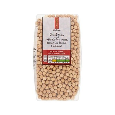 Chickpeas Waitrose Love Life 500g - Pack of 6