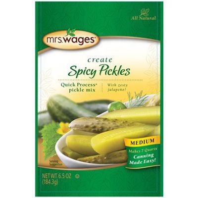 Kent Precision Foods Group W658-J7425 Medium Spicy Mrs. Wages Mix Pickle, 6.5 oz.