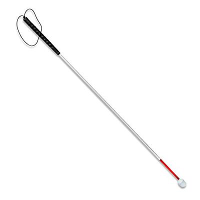 Ambutech Rigid Aluminum Cane - 44 Inches with Marshmallow Hook Tip
