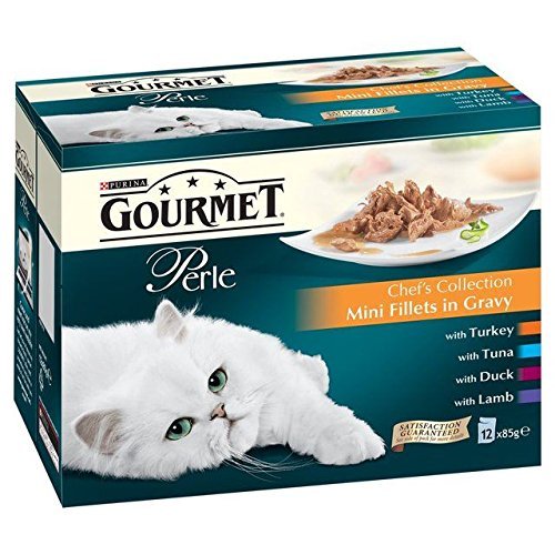 Gourmet Perle Mixed Pouch Chef's Selection 12 x 85g (Pack of 4)