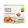 Baked Beans in Tomato Sauce essential Waitrose 220g - Pack of 2 view 1