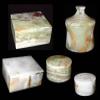 Khan Imports Onyx Stone Pet Urn for Cat, Dog or Small Pets - Up to 12 Pounds view 2