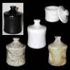 Khan Imports Onyx Stone Pet Urn for Cat, Dog or Small Pets - Up to 12 Pounds view 3