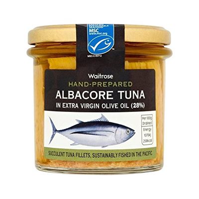 Albacore Tuna in Olive Oil Waitrose 220g - Pack of 4
