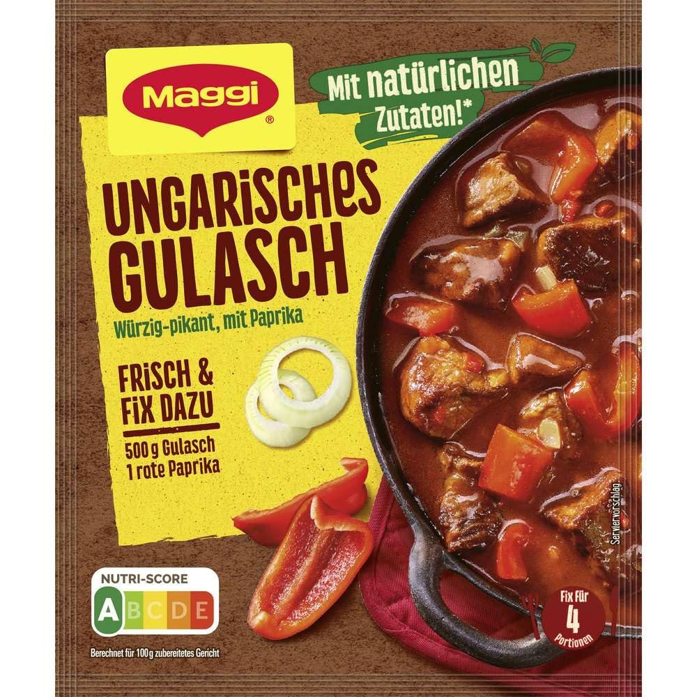 MAGGI fix & fresh hungarian stew (Ungarisches Gulasch) (Pack of 4) by Maggi