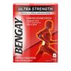 Bengay Ultra Strength, Pain Relieving Patch, Large Size, 4 Count - Buy Packs and Save (Pack of 3) view 1