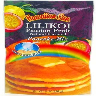 Hawaiian Sun Lilikoi Passion Fruit Pancake Mix 6-ounce (Pack of 12) by Hawaiian Sun