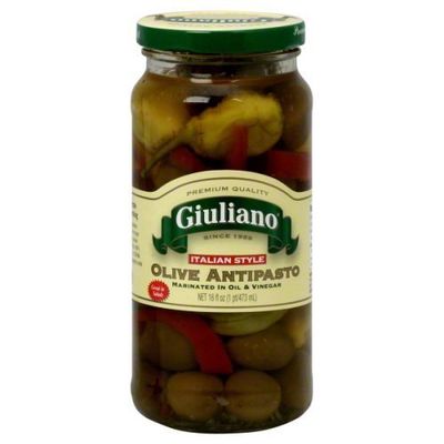 Giuliano Antipasto Olive 16 oz (Pack Of 6) by Giuliano