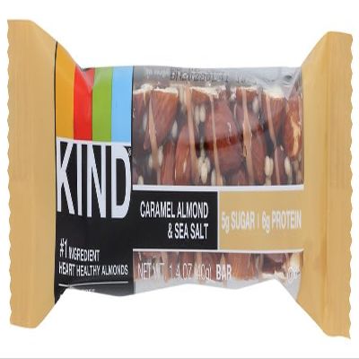 KIND Nuts & Spices lidet Bars - Caramel almond and sea salt - 36 Count