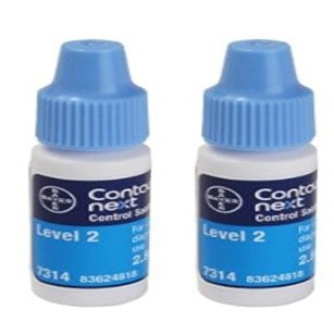 Contour Next Normal Control Solution Level 2, 2.5ml, 2 Pack by Ascensia