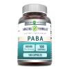 Amazing Formulas PABA 500 Mg Supplement | Capsules | Non-GMO | Gluten-Free | Made in USA (1 Pack | 100 Count) view 1