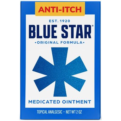 Blue Star Ointment with Soothing Aloe 2 OZ - Buy Packs and Save (Pack of 3)
