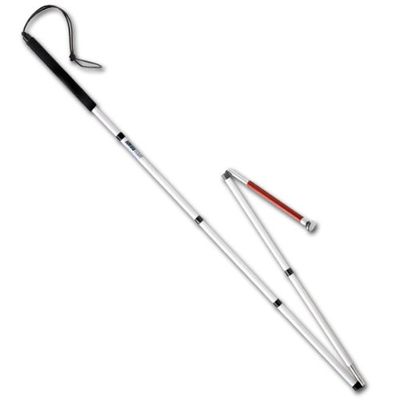Ambutech Folding Slim Line Graphite ID Cane- 58-in