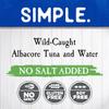 Blue Harbor Fish Co. Wild Albacore Tuna in Water with No Salt Added, 4.6 Ounce view 4