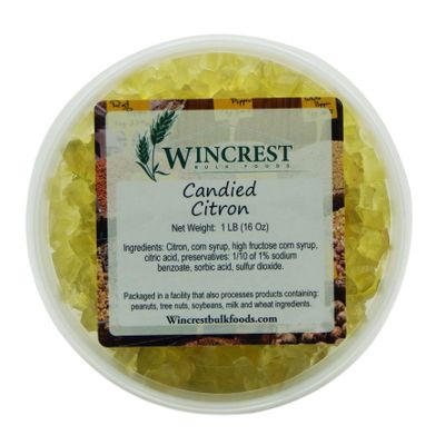 Candied Fruit - 1 Lb Tub (Diced Citron)