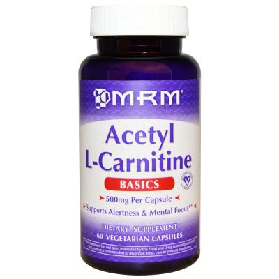MRM, Acetyl L-Carnitine, 500 mg, 60 Veggie Caps - 2pc