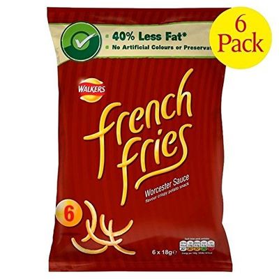 French Fries Worcester Sauce 19g x 6 per pack by Walkers
