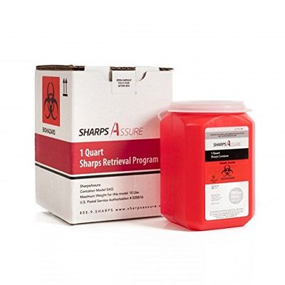 1 Quart Sharps Retrieval Program by SharpsAssure