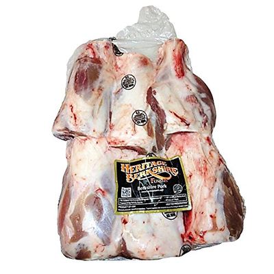 Heritage Berkshire Farms American Kurobuta Pork Hind Shanks - Gourmet, Marbled, Tender - Frozen, Avg 1.5 Lb Each, 32 Lb Case