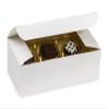 1 Pc Candy Boxes - 1/2 lb White Gloss Candy Box 5-1/2x2-3/4x1-3/4" - (2 Packs; 100 Per Pack) - Wraps-CBW1 view 1